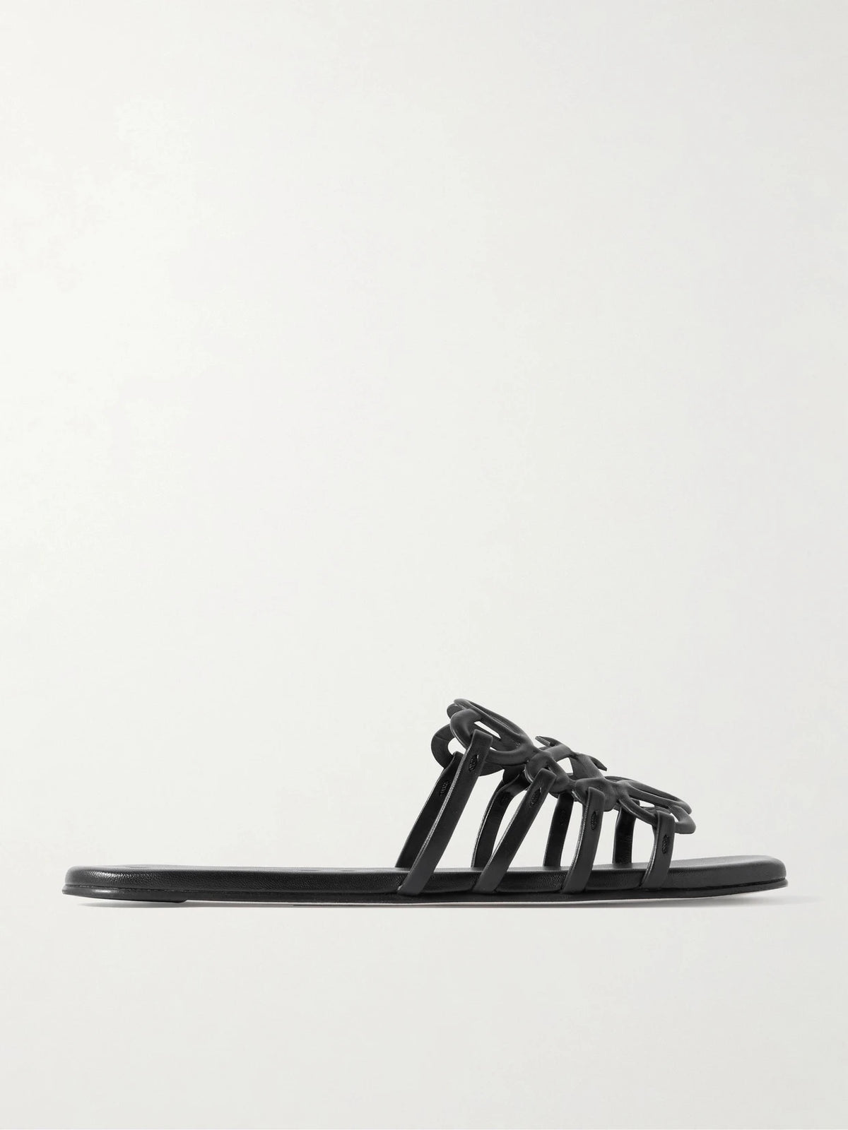 Petal Anagram Leather Slides