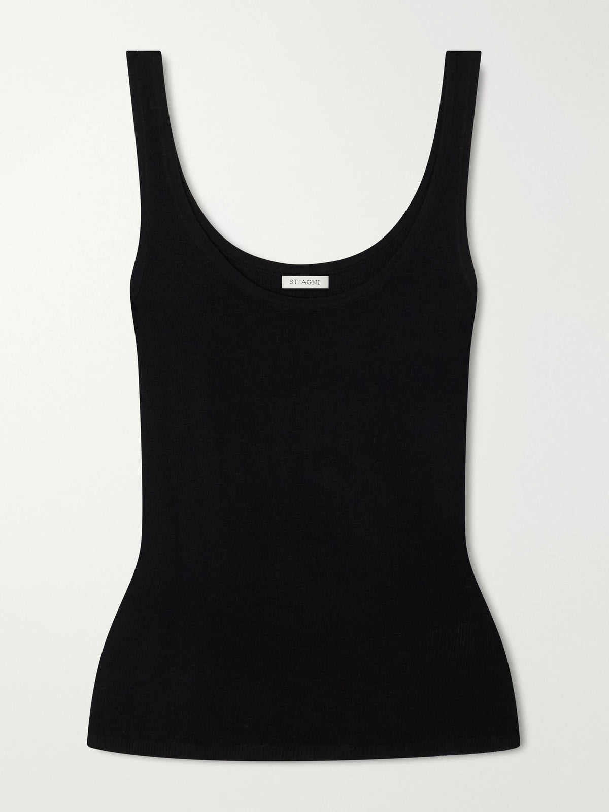 ST. AGNI Ribbed Merino Wool Tank