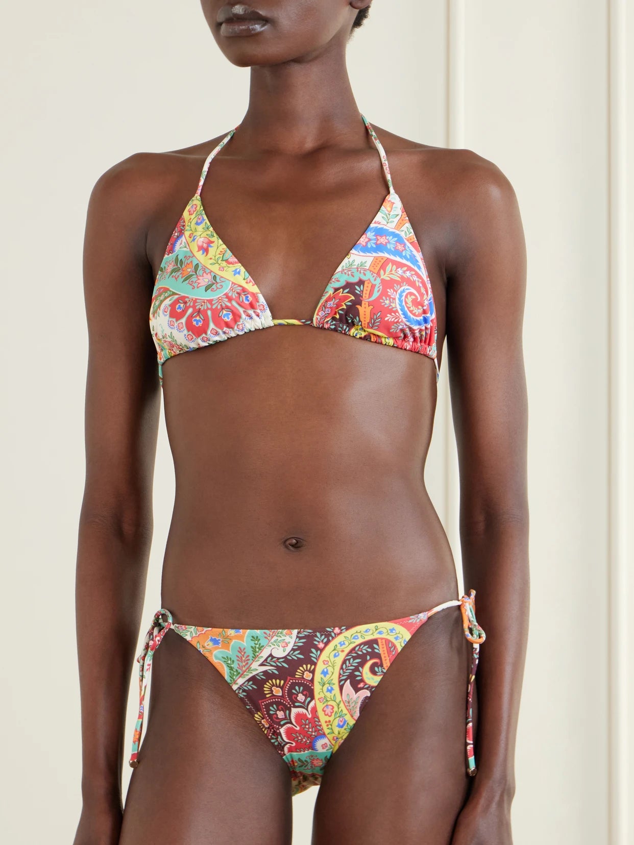 Paisley-print Bikini