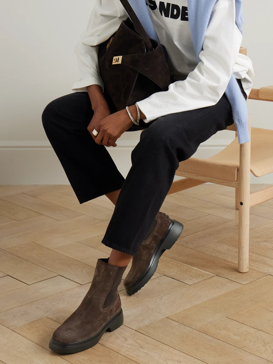 Gomma Suede Chelsea Boots