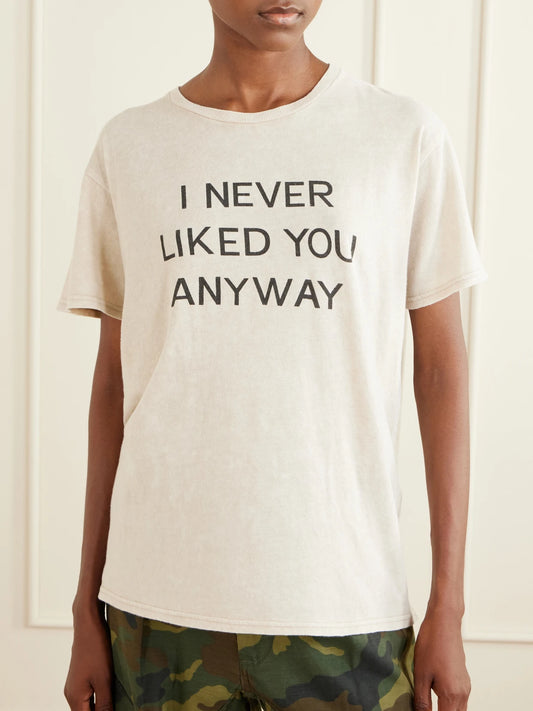 Printed Cotton And Cashmere-blend T-shirt