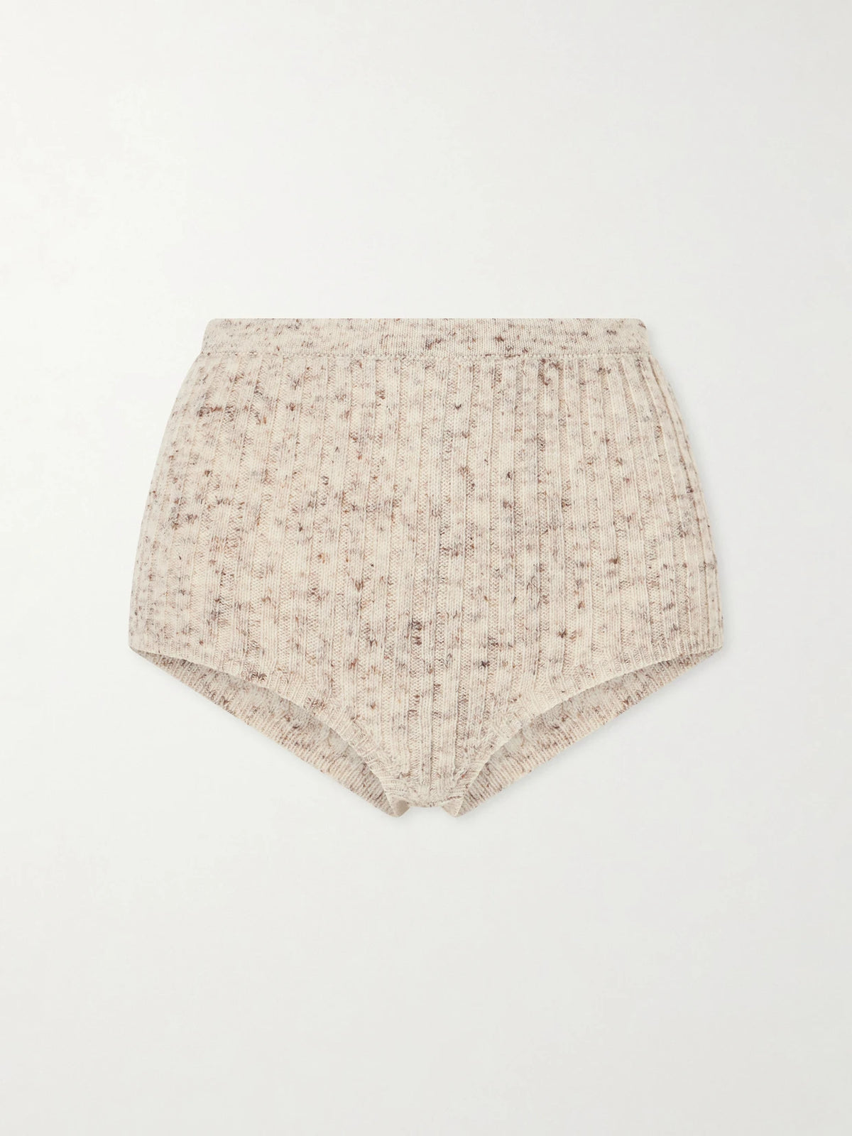 DÔEN Tavia Mélange Wool-blend Shorts