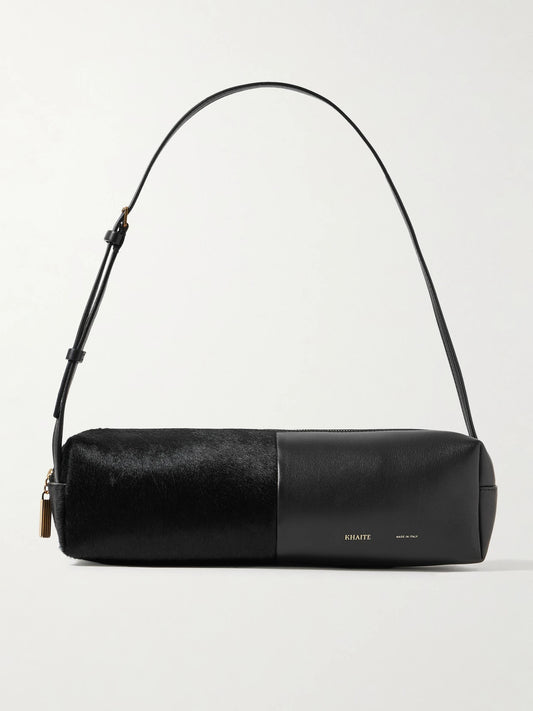 Kye Calf Hair And Leather Shoulder Bag