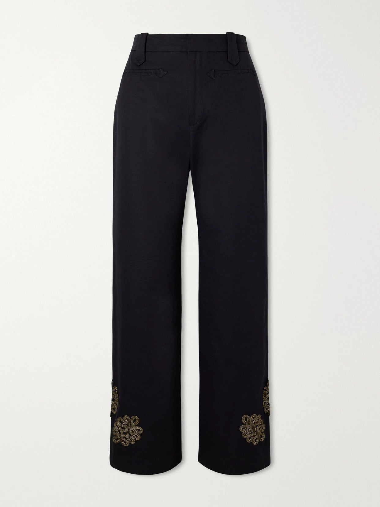 Looped Frog Wide-leg Jeans