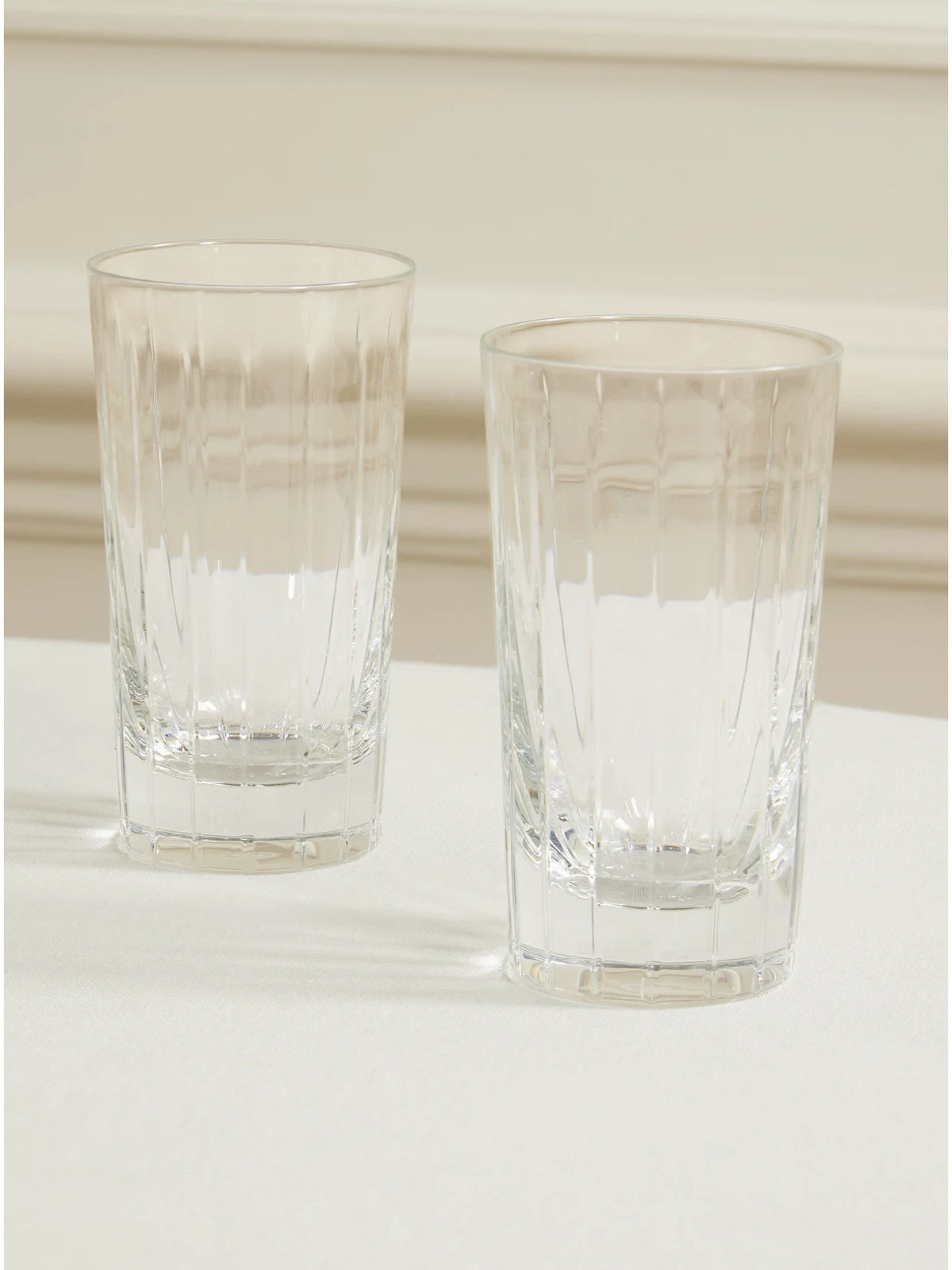 Iriana Set Of Two Crystal Highball Glasses