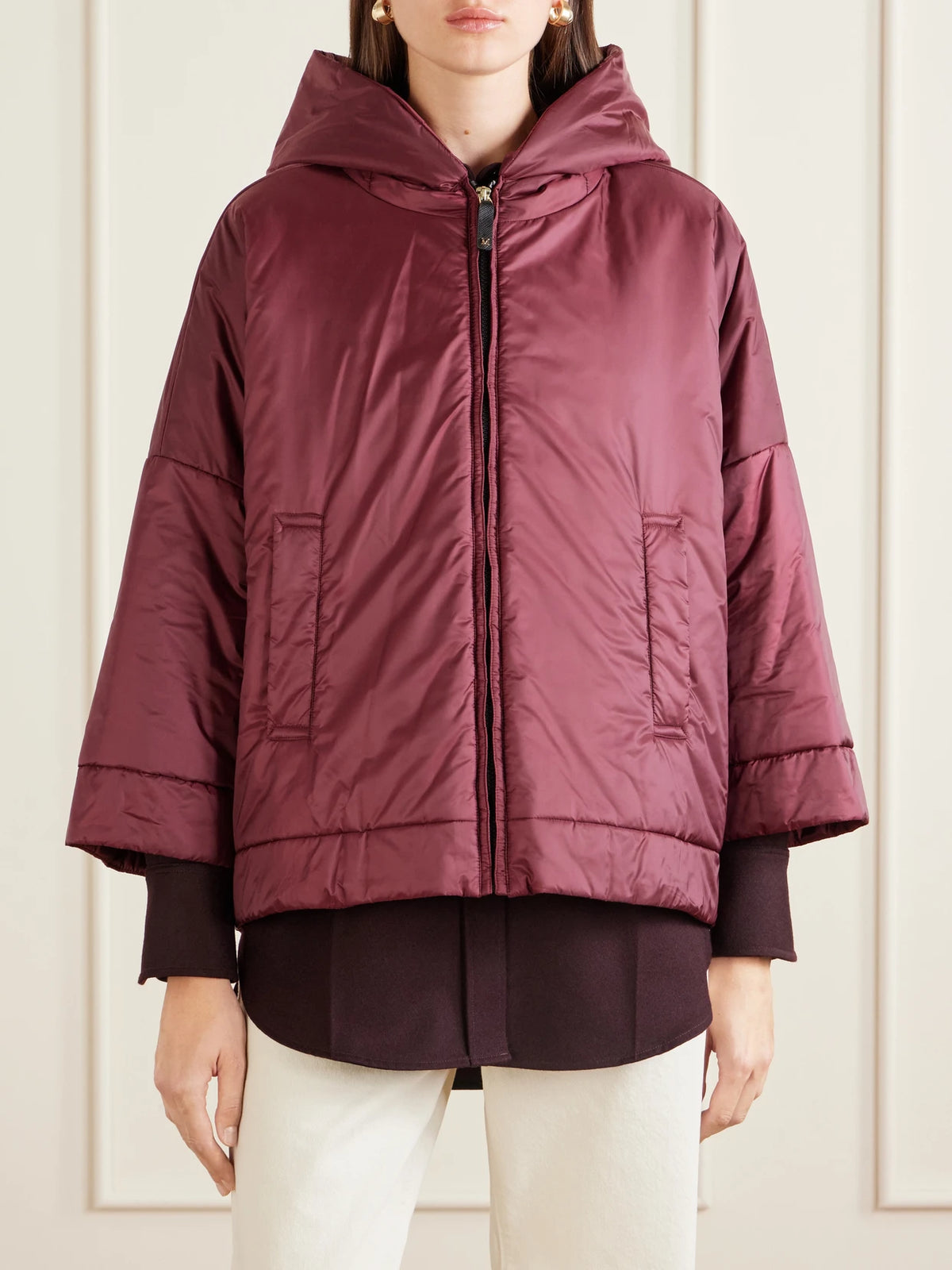 Padded Hooded Shell Jacket