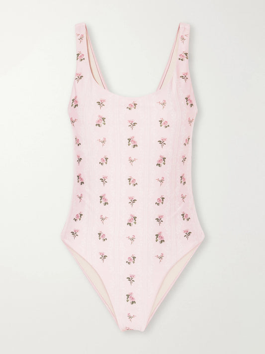 Agua by Agua Bendita Gema Floral-print Swimsuit