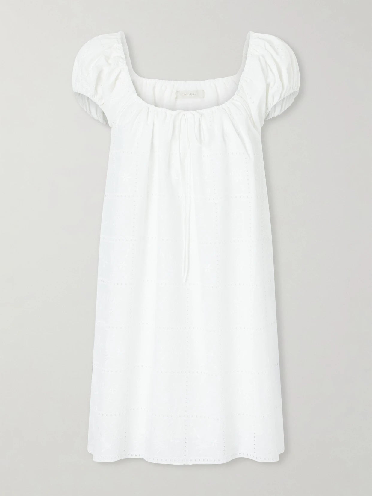 Serafina Broderie Anglaise Mini Dress