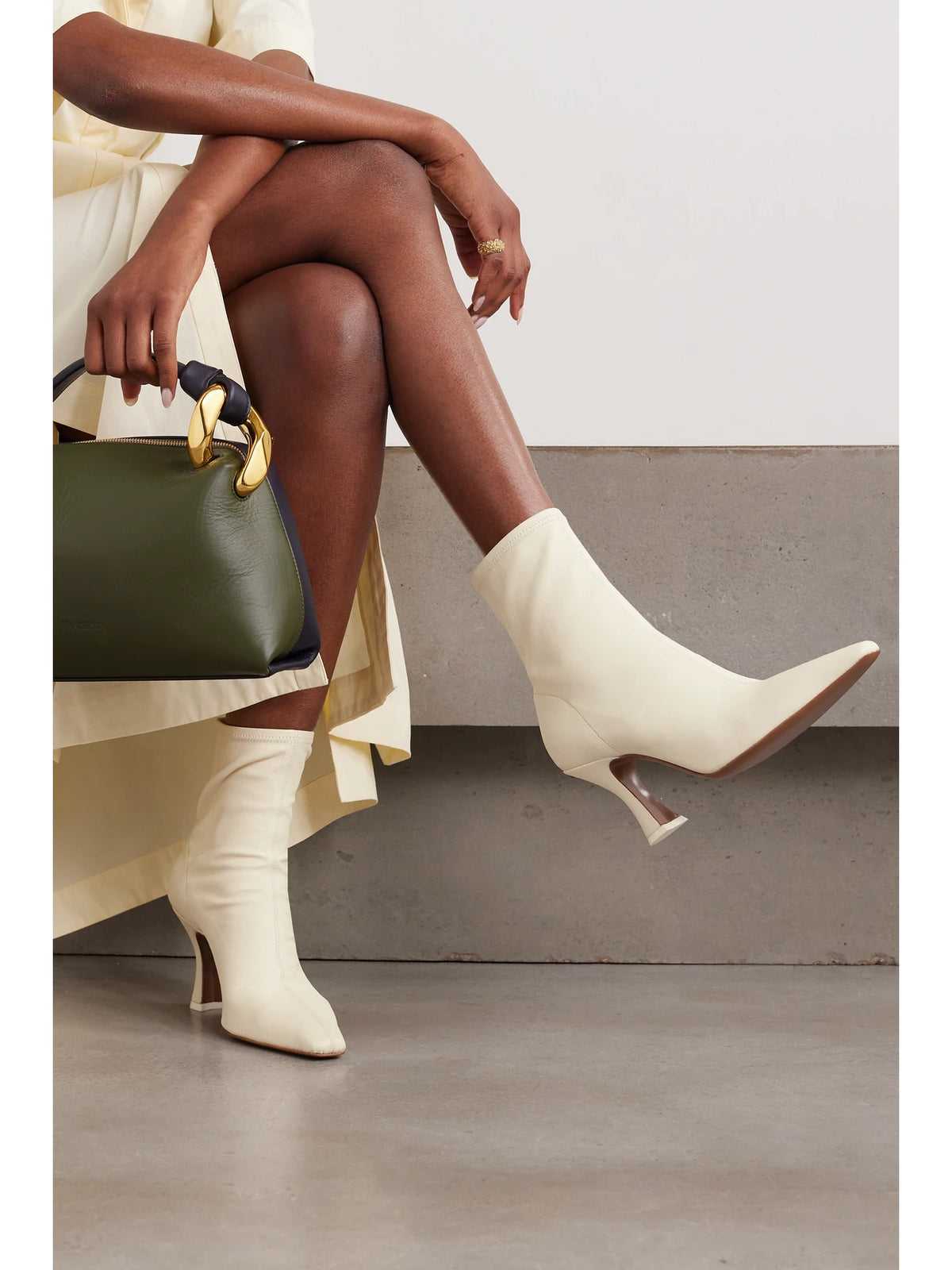 Ran Stretch-leather Ankle Boots