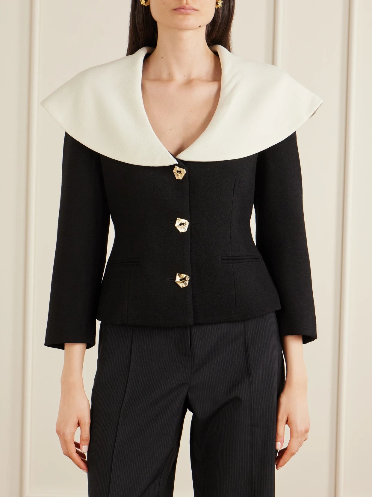 Manuela Embellished Wool Jacket