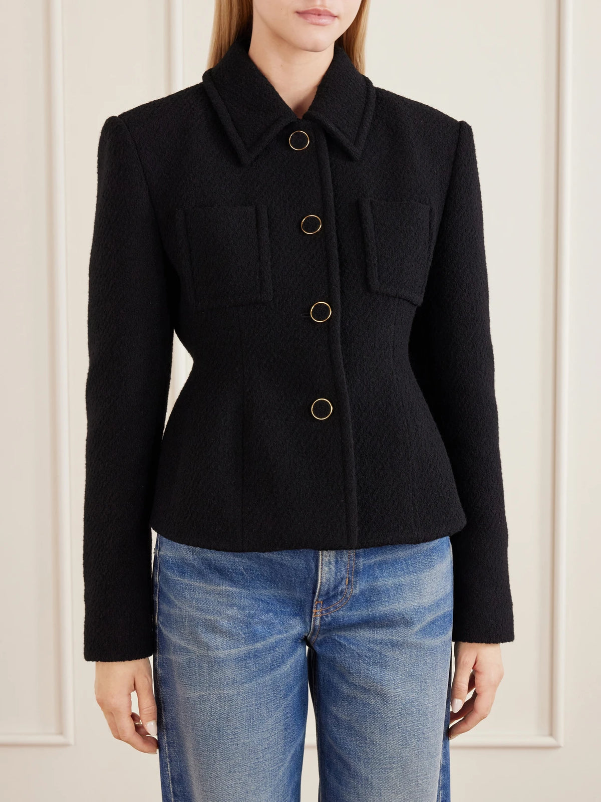 Wool-blend Bouclé Jacket