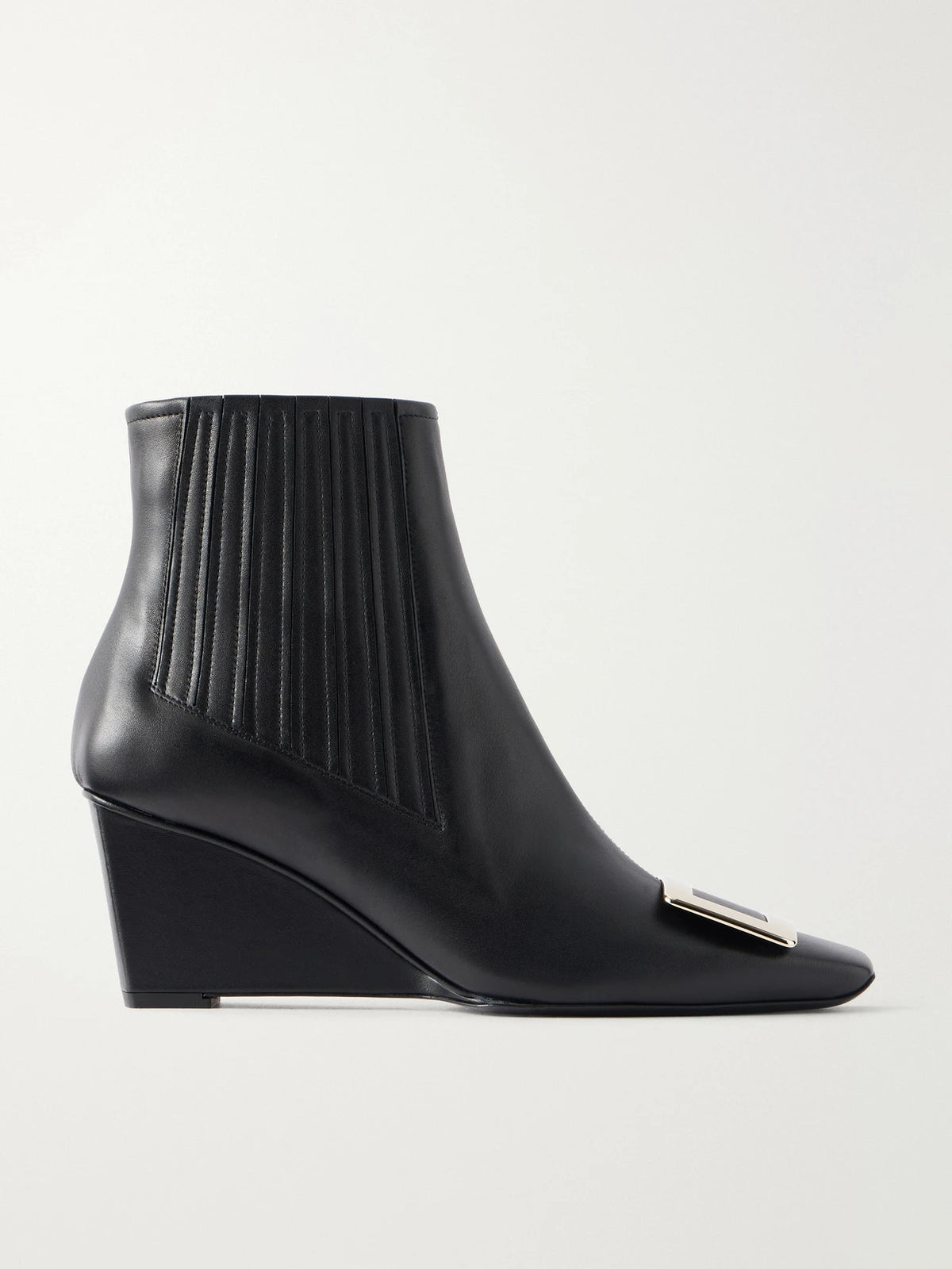 Roger Belle Vivier 60 Leather Ankle Boots
