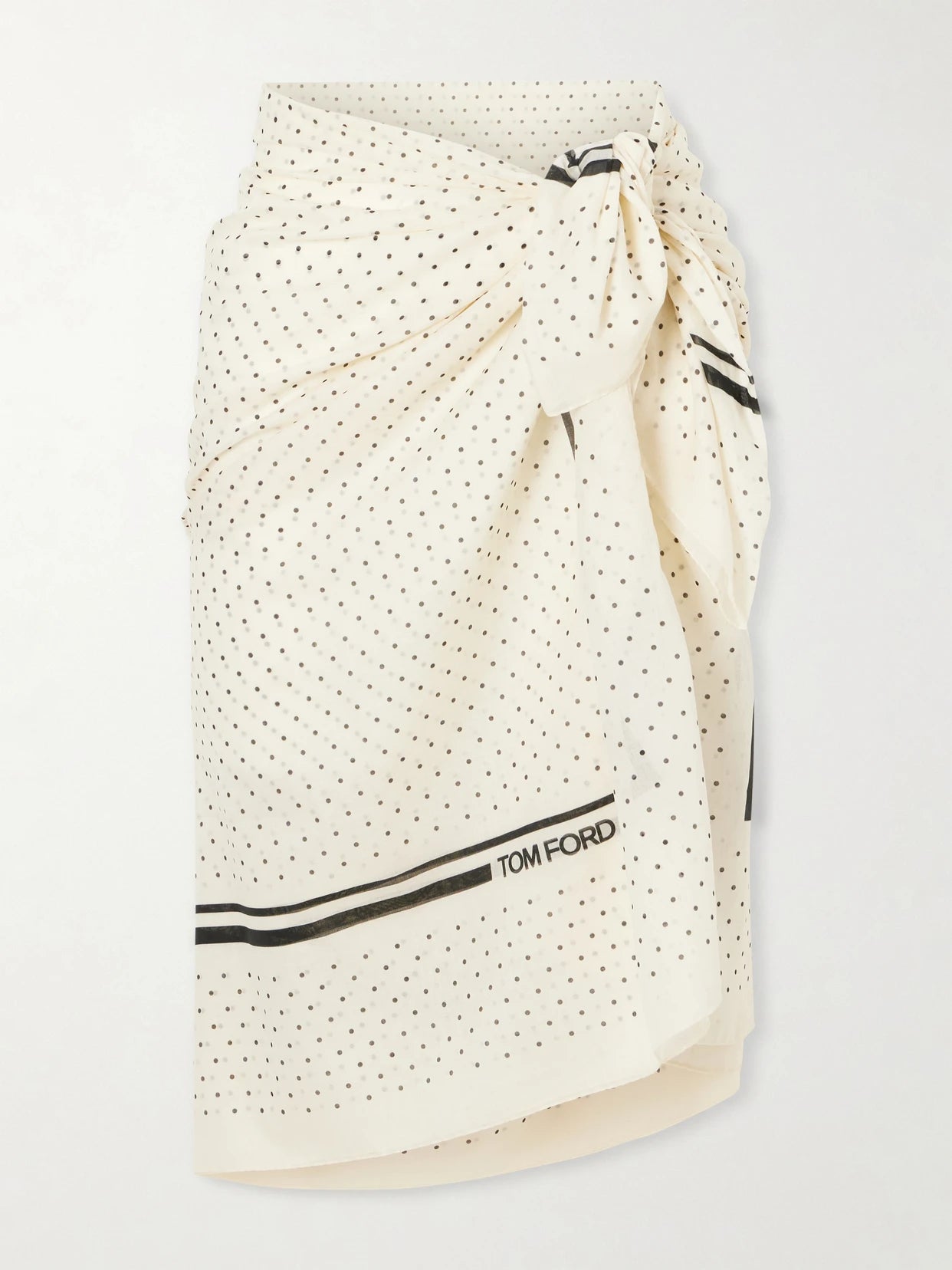 Polka-dot Cotton Muslin Pareo