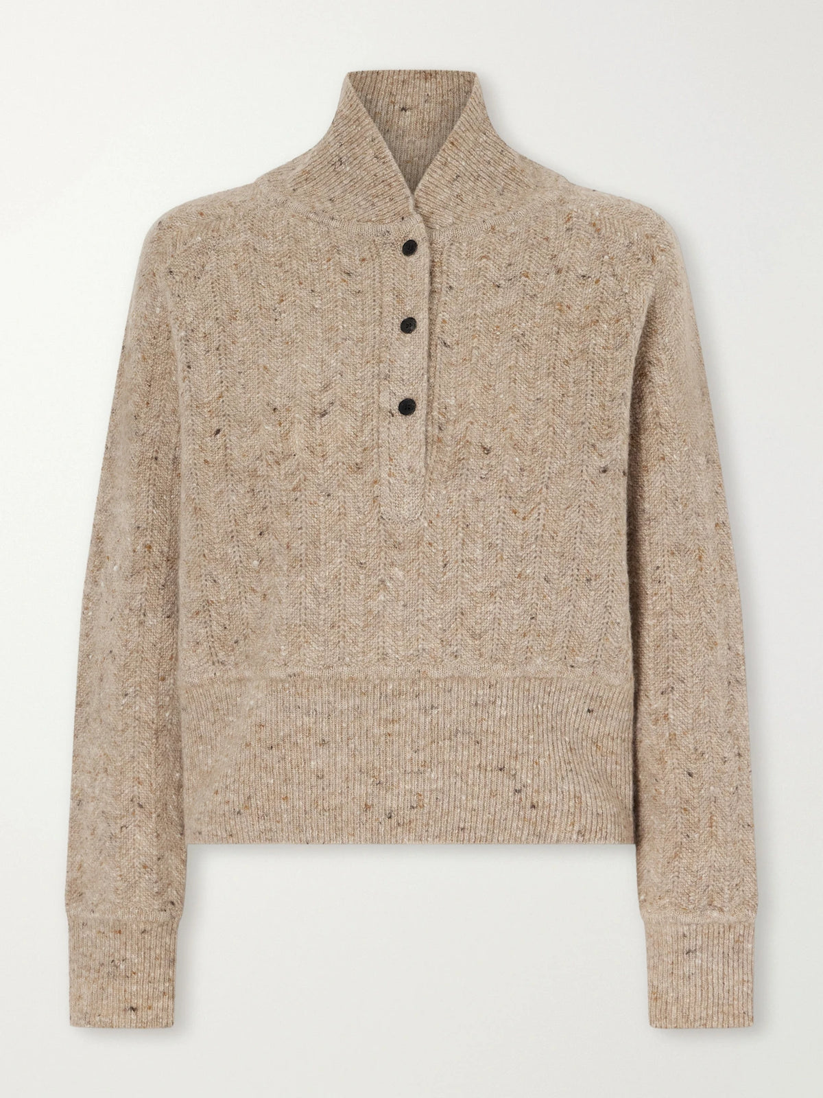 Co Cropped Wool And Cashmere-blend Turtleneck Sweater