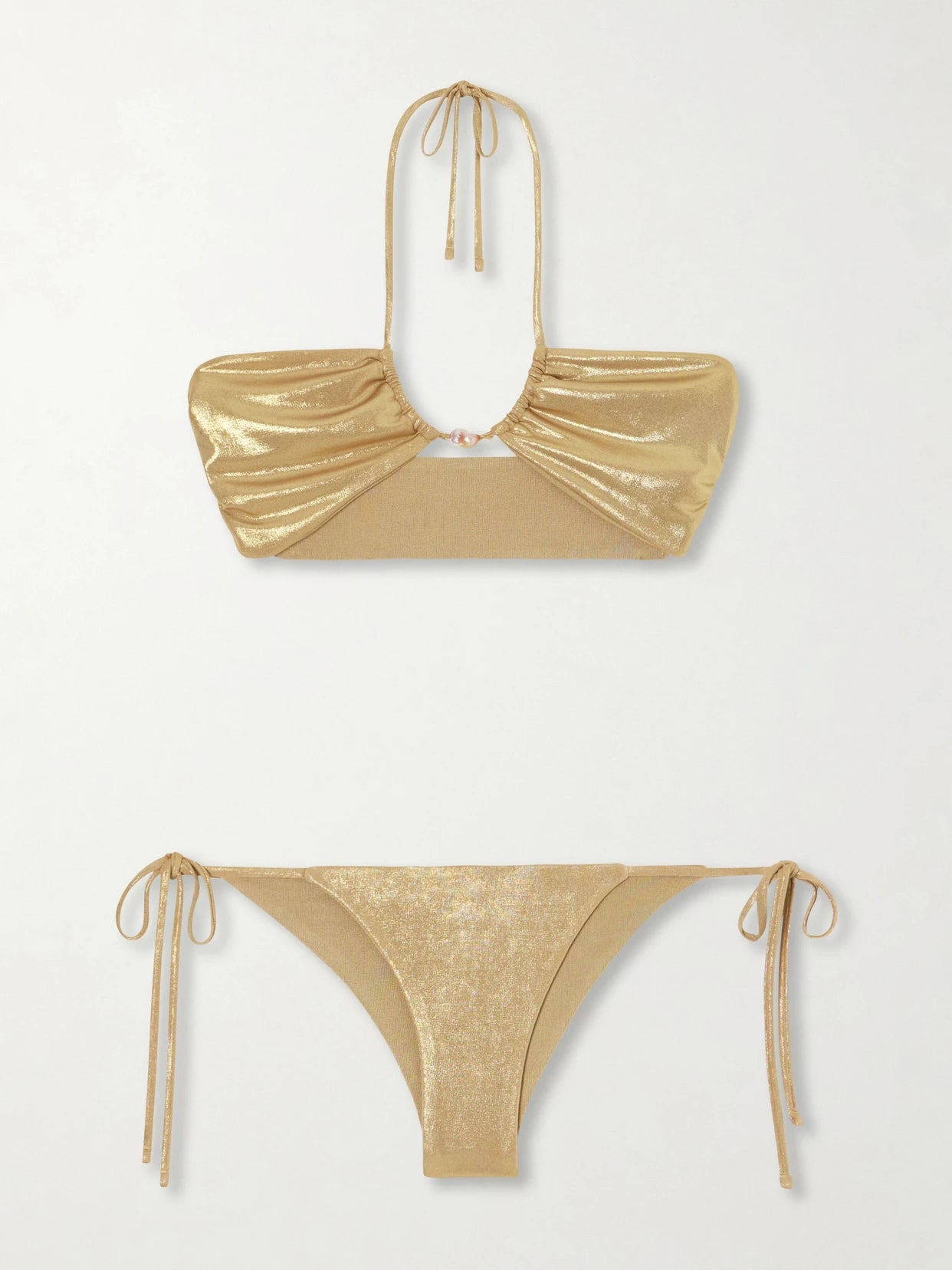 Bahia Pearl-embellished Bikini