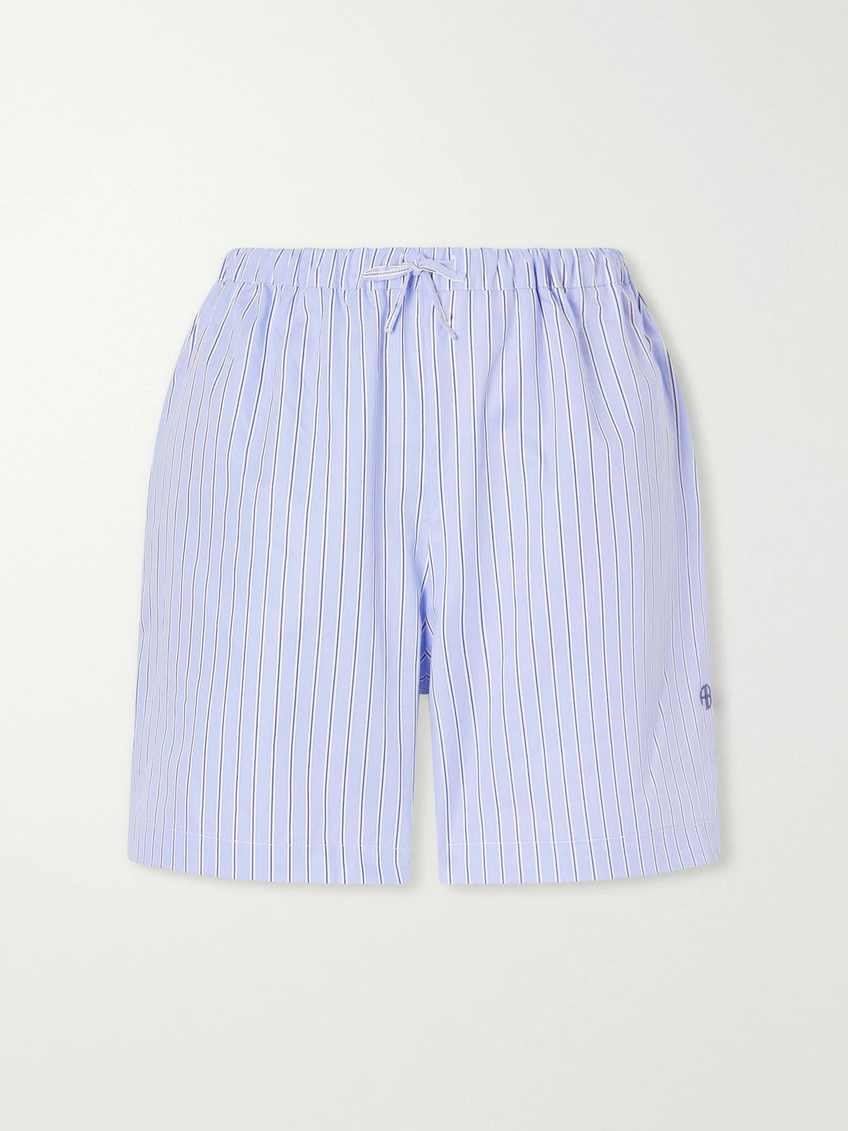 Ramy Striped Cotton Shorts