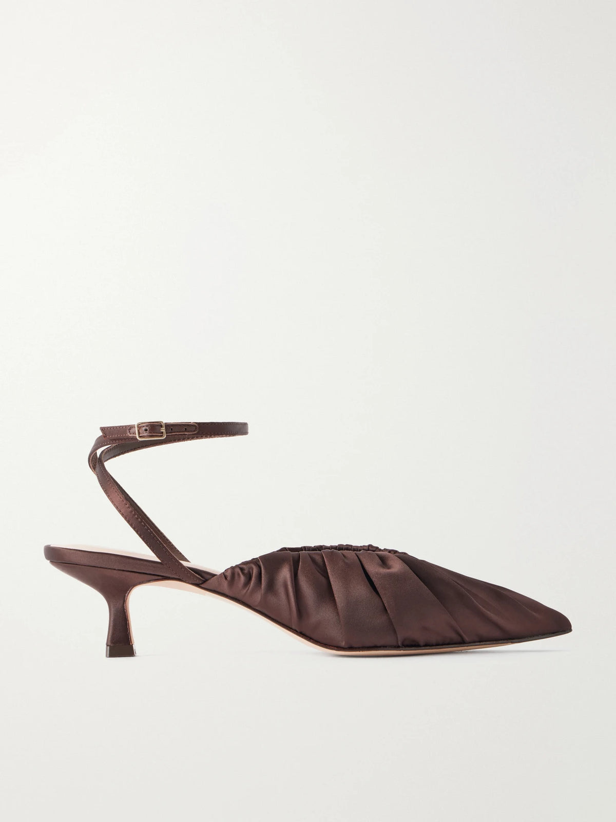 Loeffler Randall Rio 35 Gathered Satin Pumps