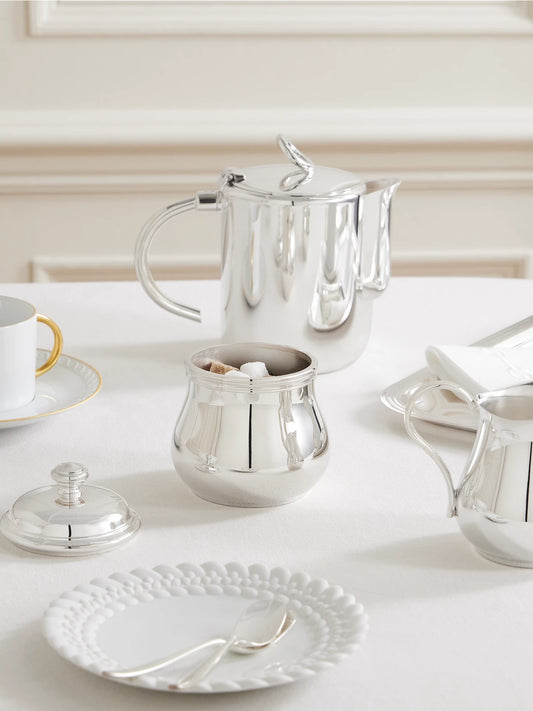 Image of Tableware. Product name - Albi Silver-plated Sugar Bowl in Multi colour by brand - Christofle