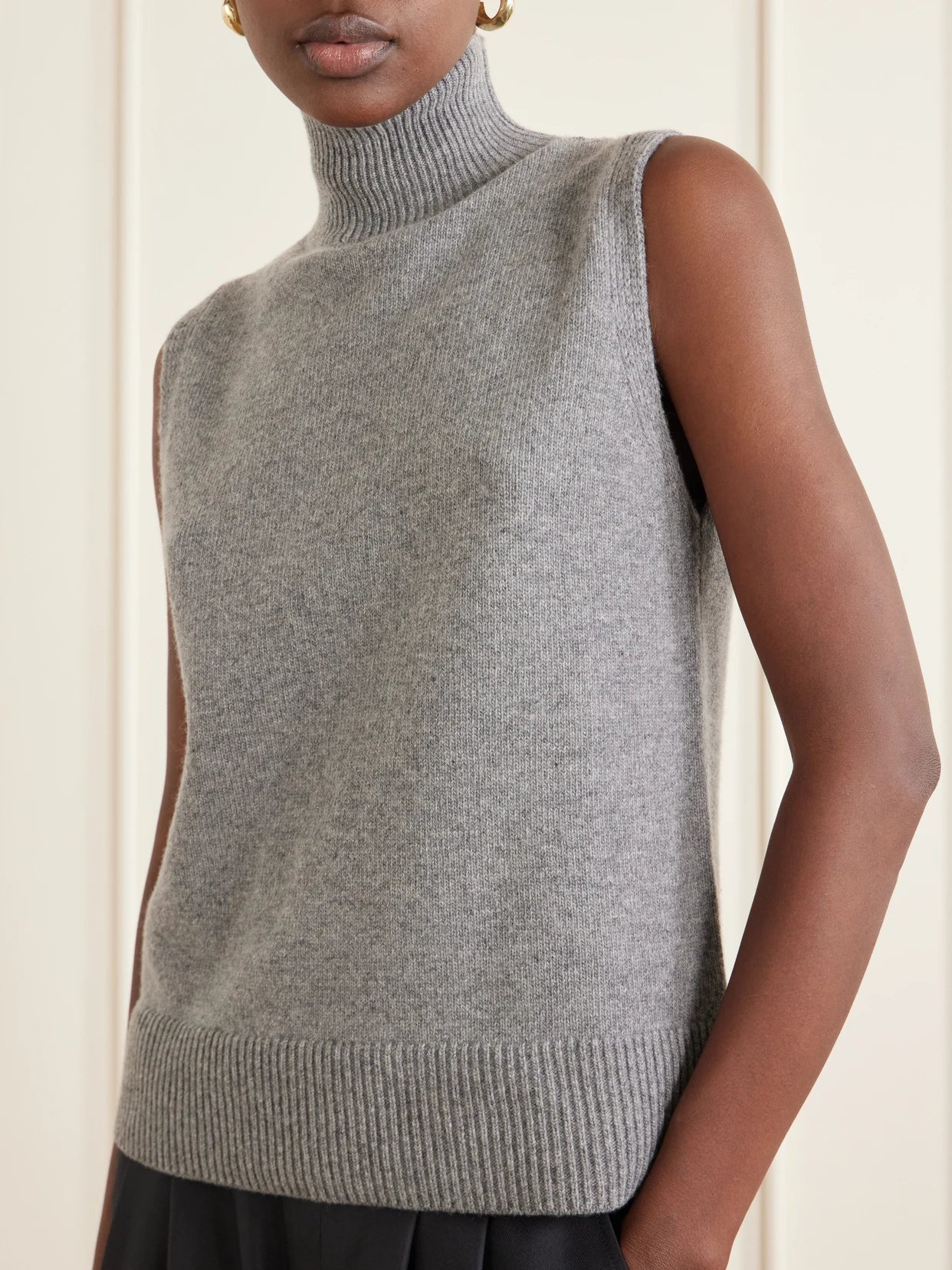 The Bruno Wool And Cashmere-blend Turtleneck Tank