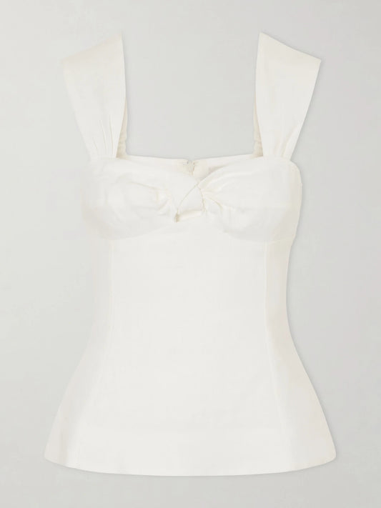 Pallida Linen Top