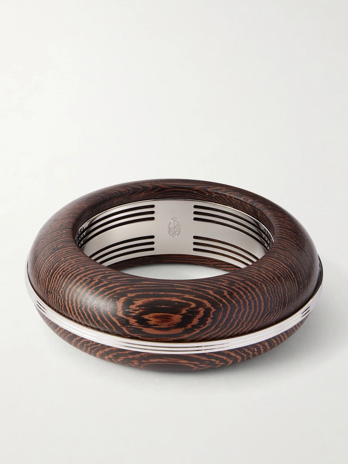 + Loulou De La Falaise Lucie Silver-plated And Wood Cuff