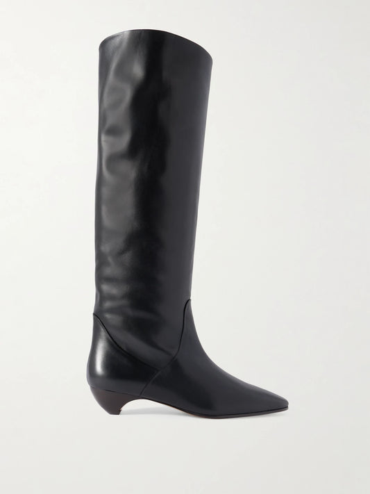 Allegra 35 Leather Knee Boots