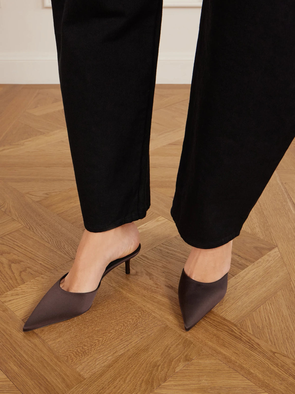 Le Coeur 55 Satin Mules