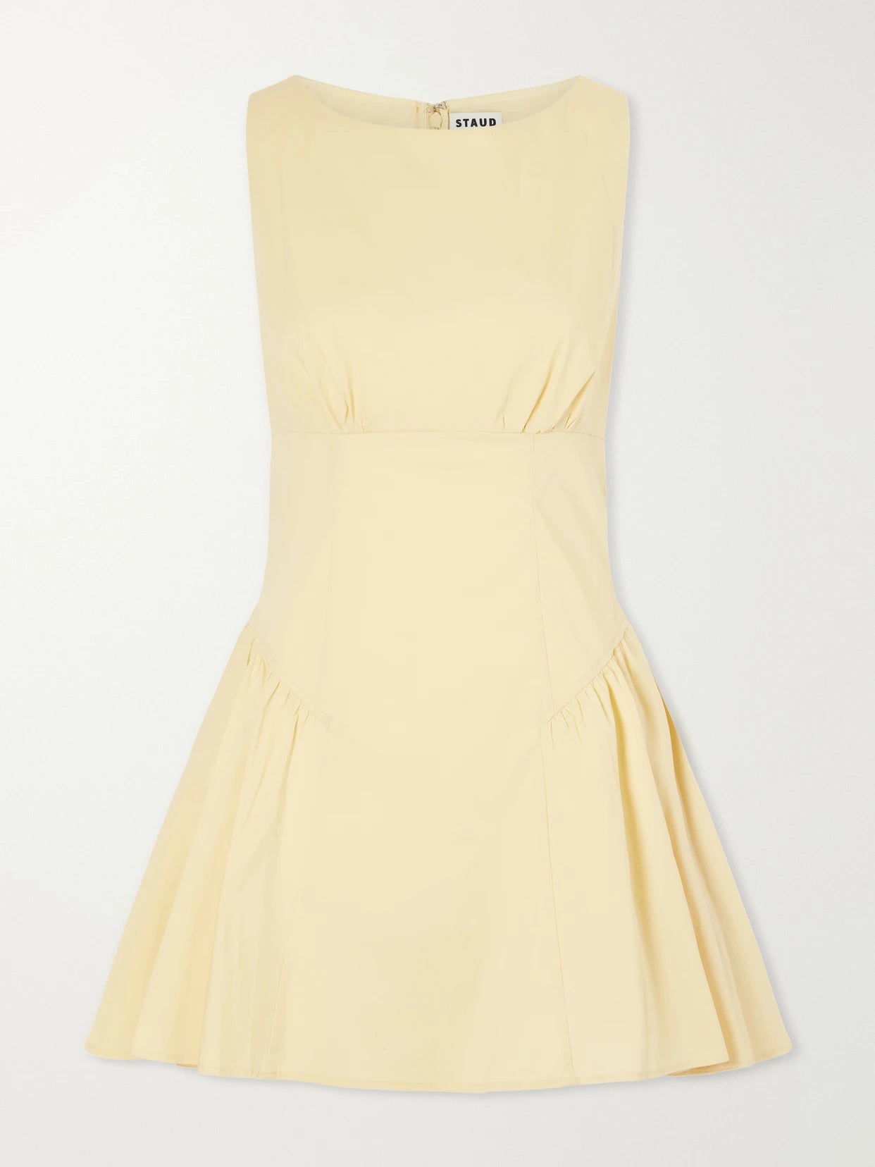 Gwen Paneled Cotton-blend Poplin Mini Dress