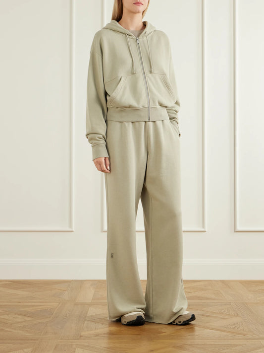 Image of Sleepwear & Loungewear. Product name - + Fka Twigs Club Collective Cotton Sweatshirt in Brown colour by brand - ON
