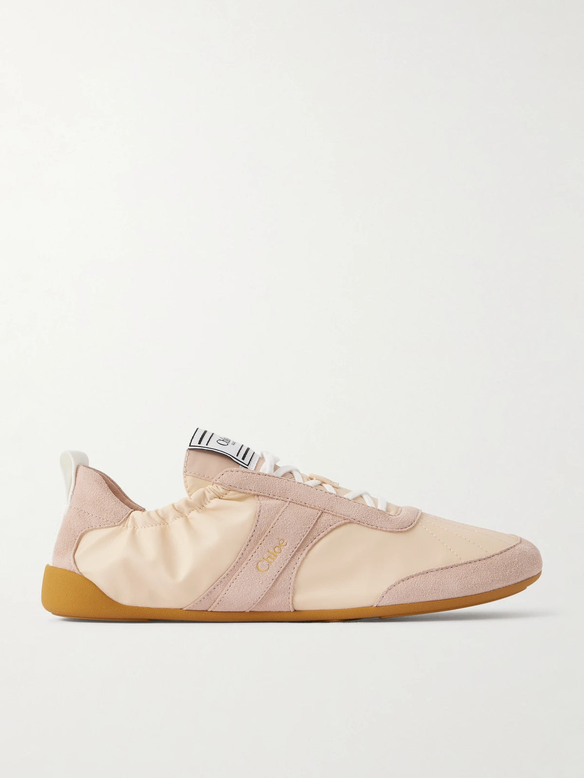 Kick Suede-trimmed Shell Sneakers