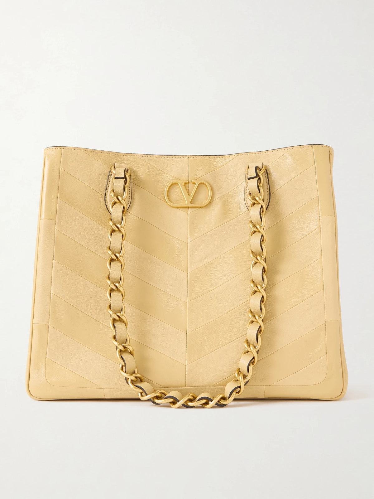 Jean Paneled Leather Tote