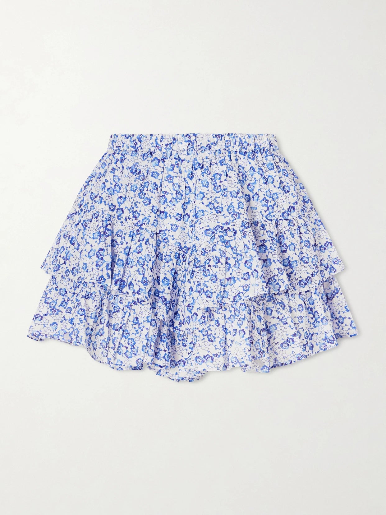Jocadia Floral-print Cotton-voile Mini Skirt