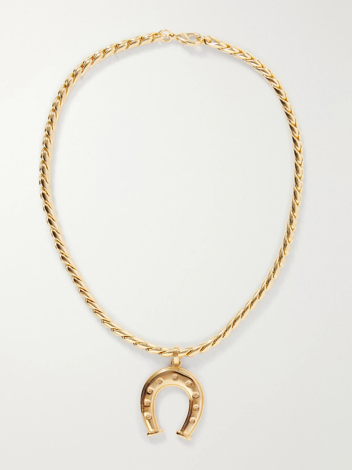 Martha Calvo Wish Me Luck Gold-tone Necklace