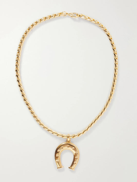 Martha Calvo Wish Me Luck Gold-tone Necklace