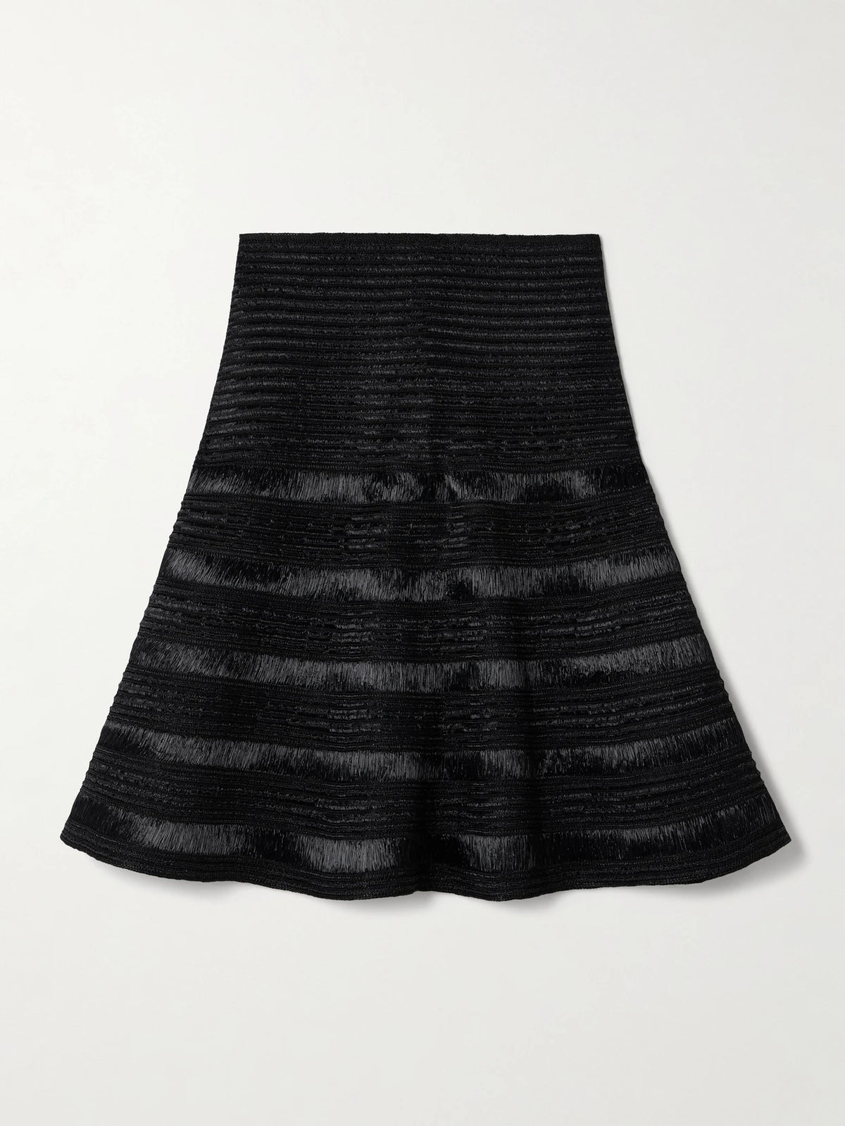 Ribbed-knit Mini Skirt