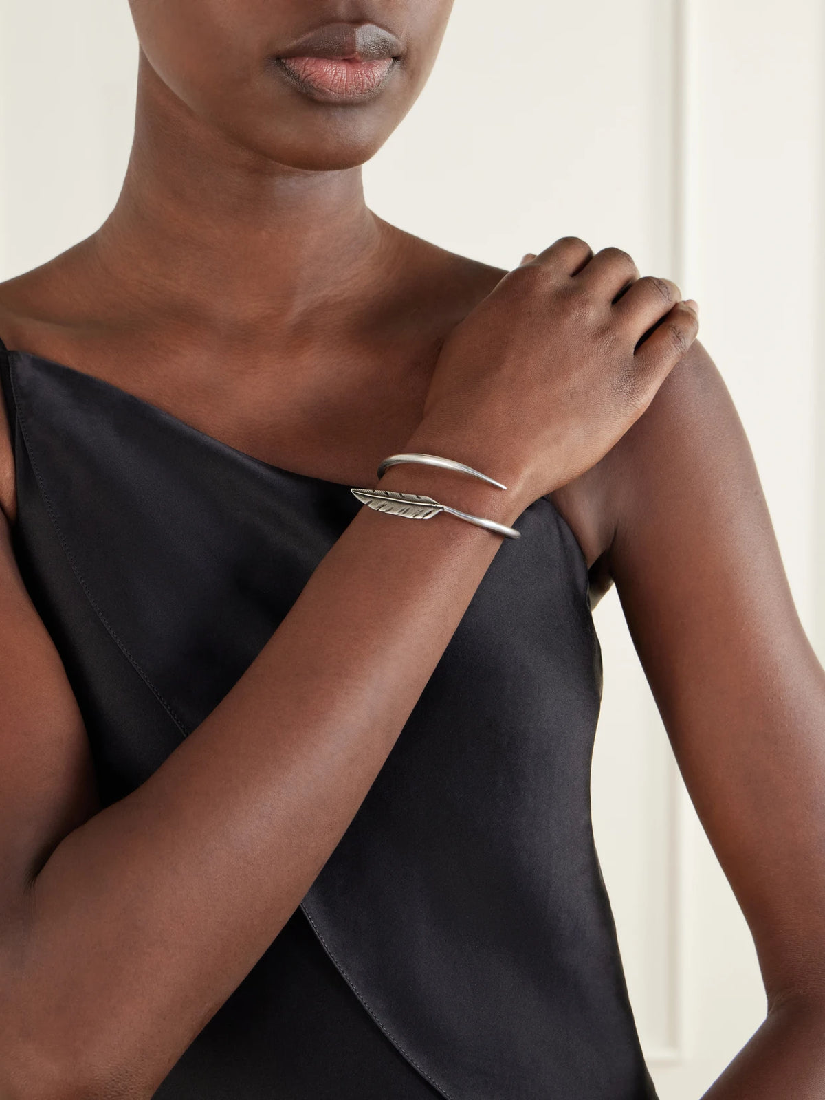 Image of Bracelets. Product name - Dagvin Silver Cuff in Multi colour by brand - Ann Demeulemeester