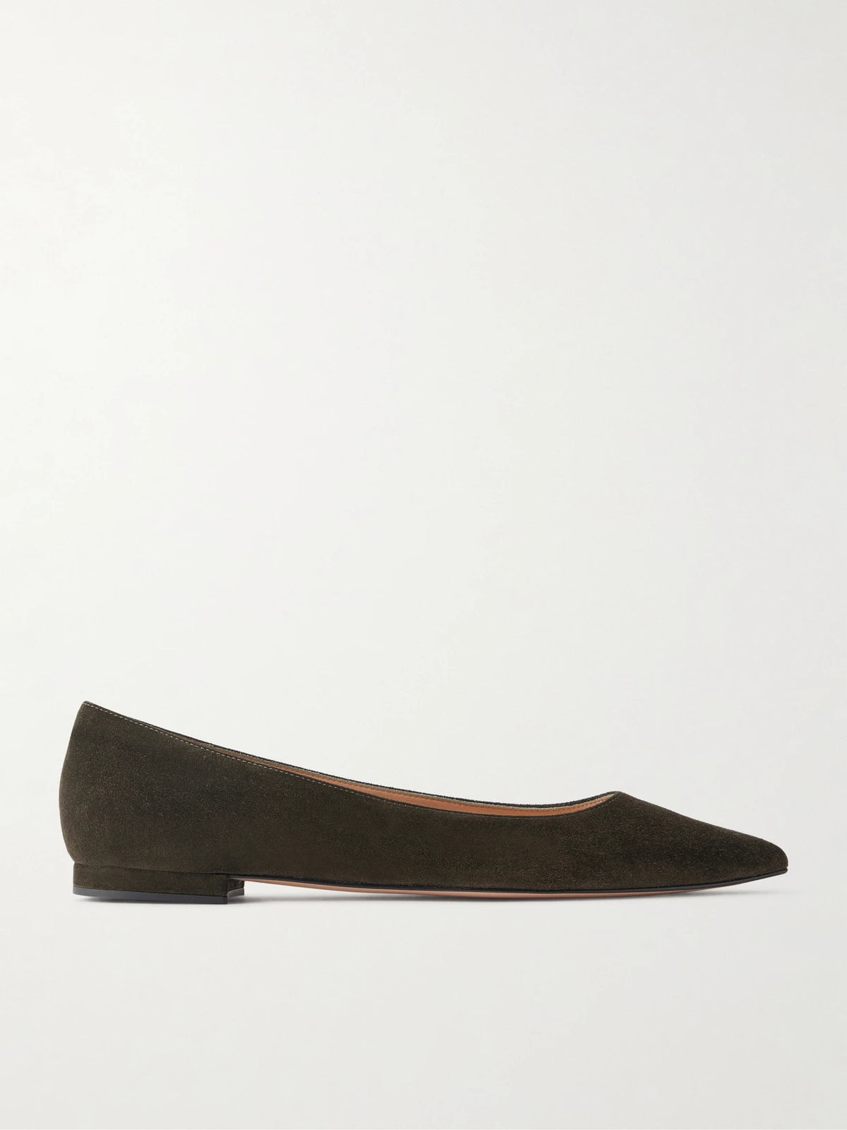 Suede Ballet Flats