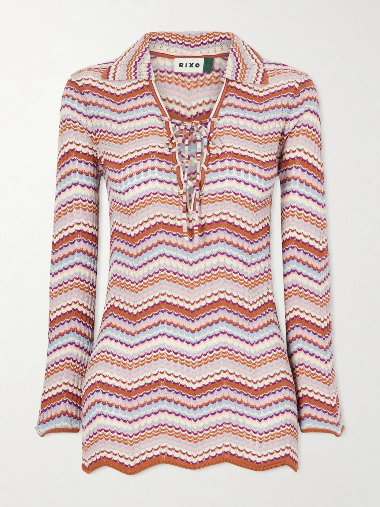 Brody Crochet-knit Cotton Top