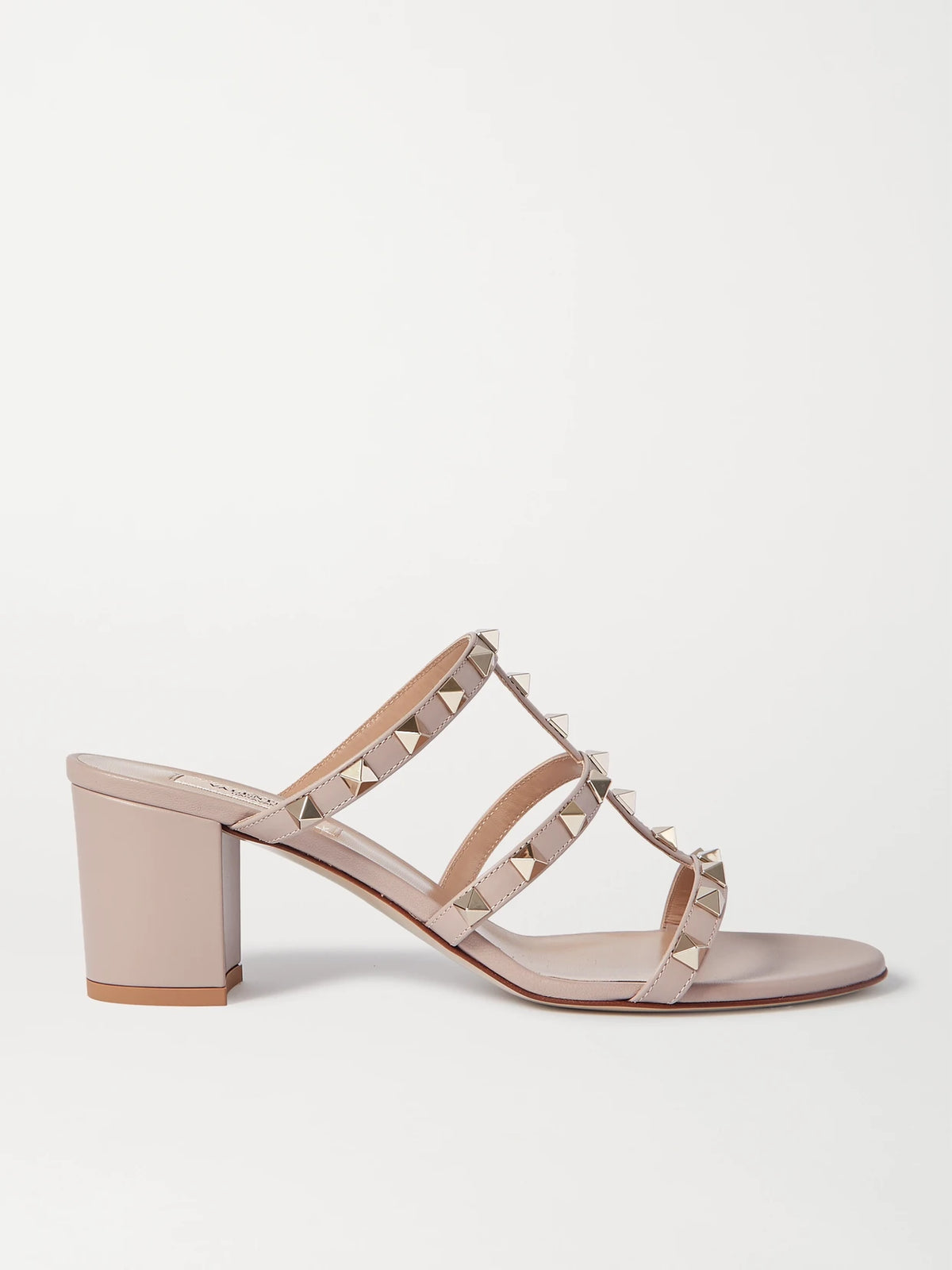 Rockstud 60 Leather Mules