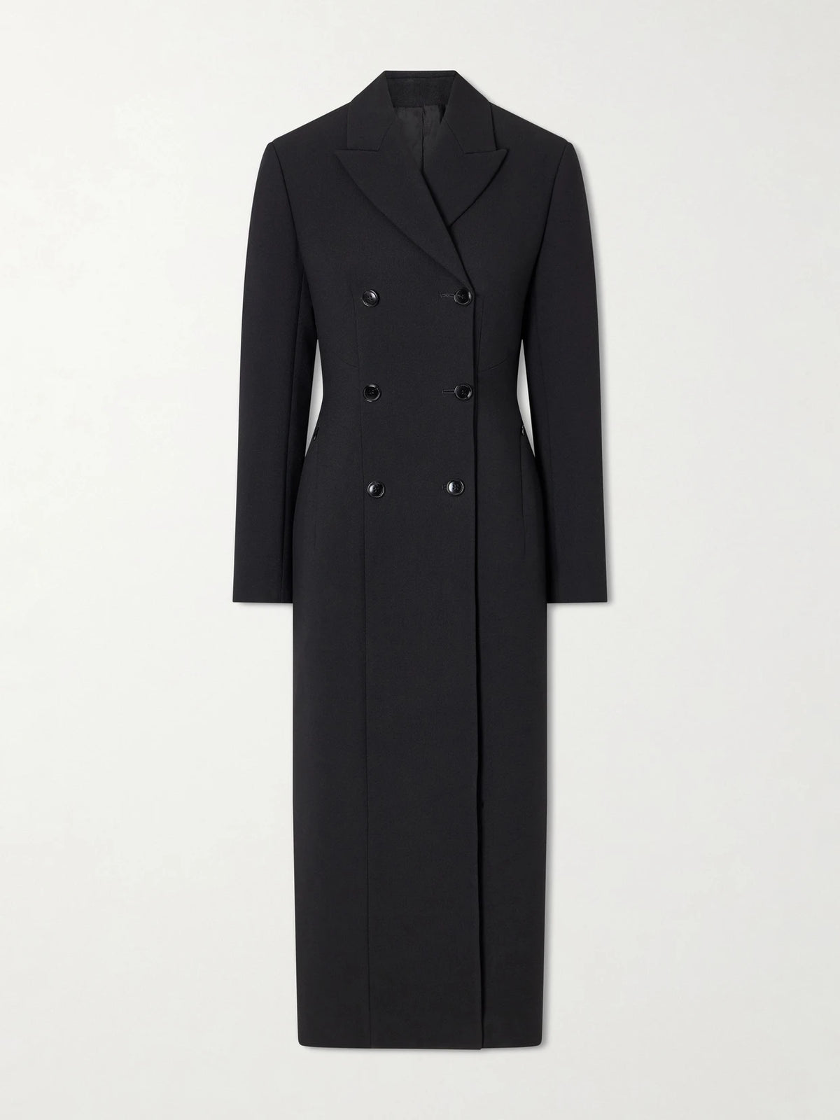 Alaïa Double-breasted Wool-blend Coat