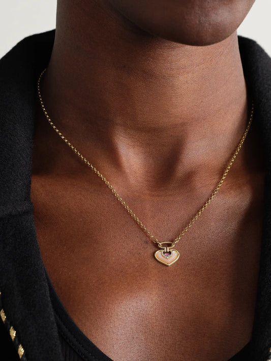 Image of Necklaces. Product name - Sailor Venus Small 18-karat Gold Multi-stone Necklace in Multi colour by brand - L'Atelier Nawbar