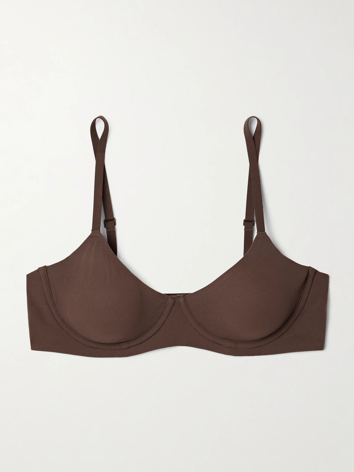 Fits Everybody Unlined Demi Bra - Cocoa