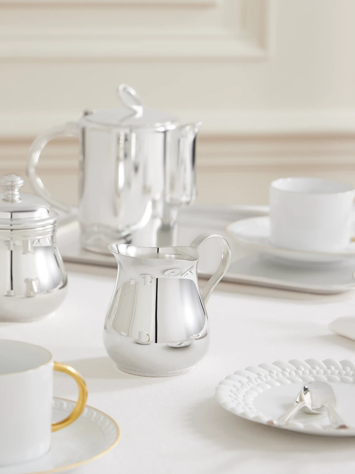 Image of Tableware. Product name - Albi Silver-plated Cream Pitcher in Multi colour by brand - Christofle