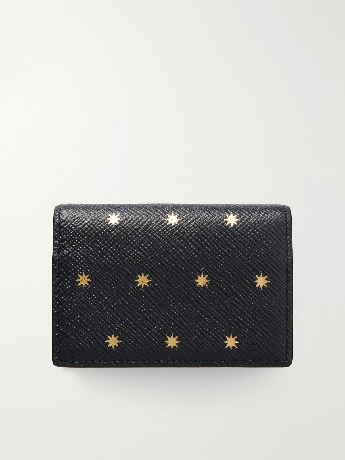 Smythson Panama Printed Leather Wallet
