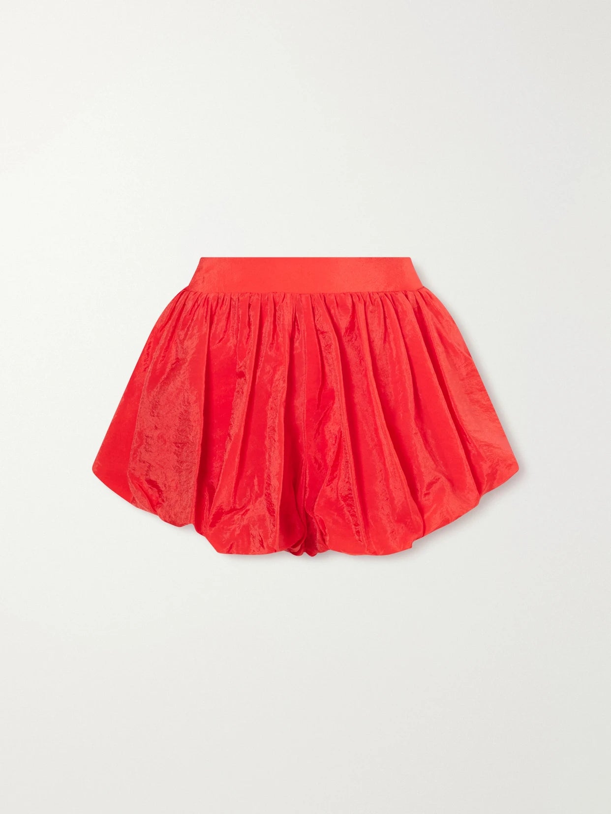 Alina Gathered Taffeta Shorts