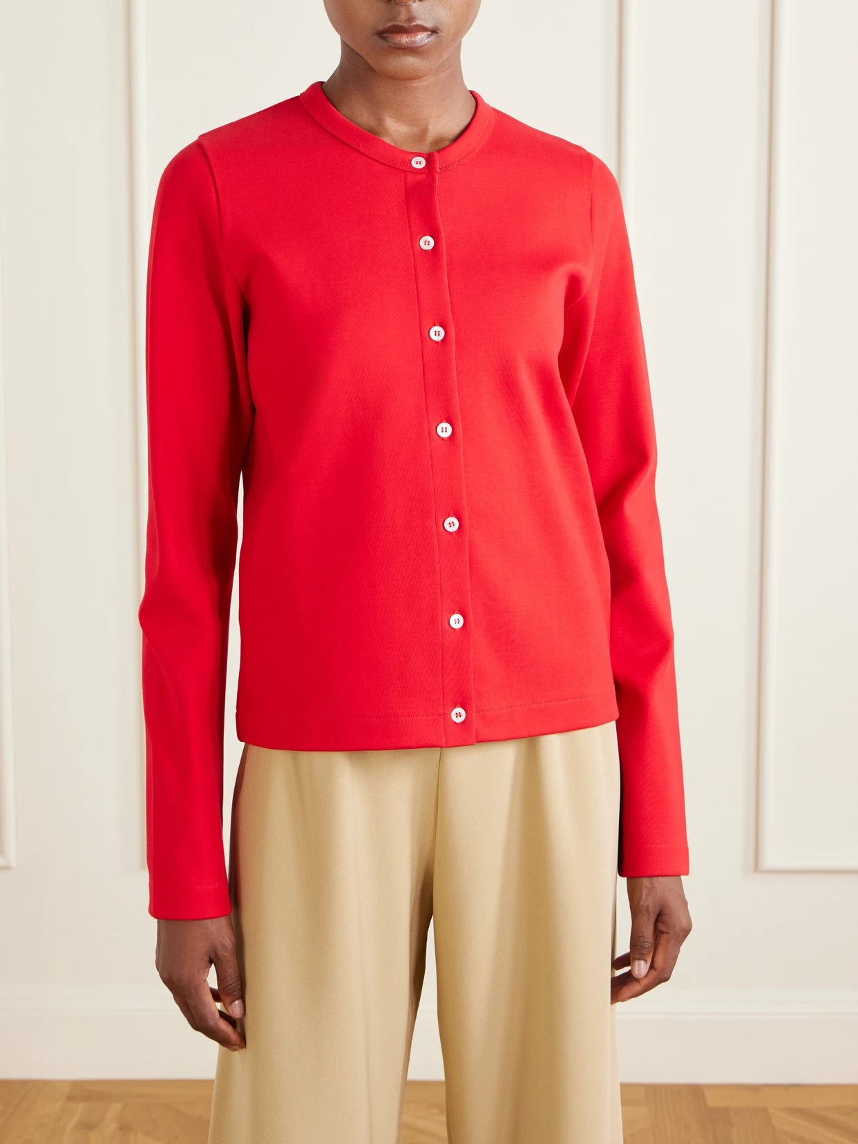 Poppy Organic Cotton-jersey Cardigan