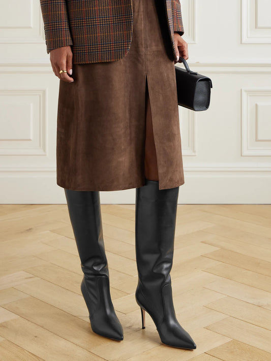 Hansen 85 Leather Knee Boots