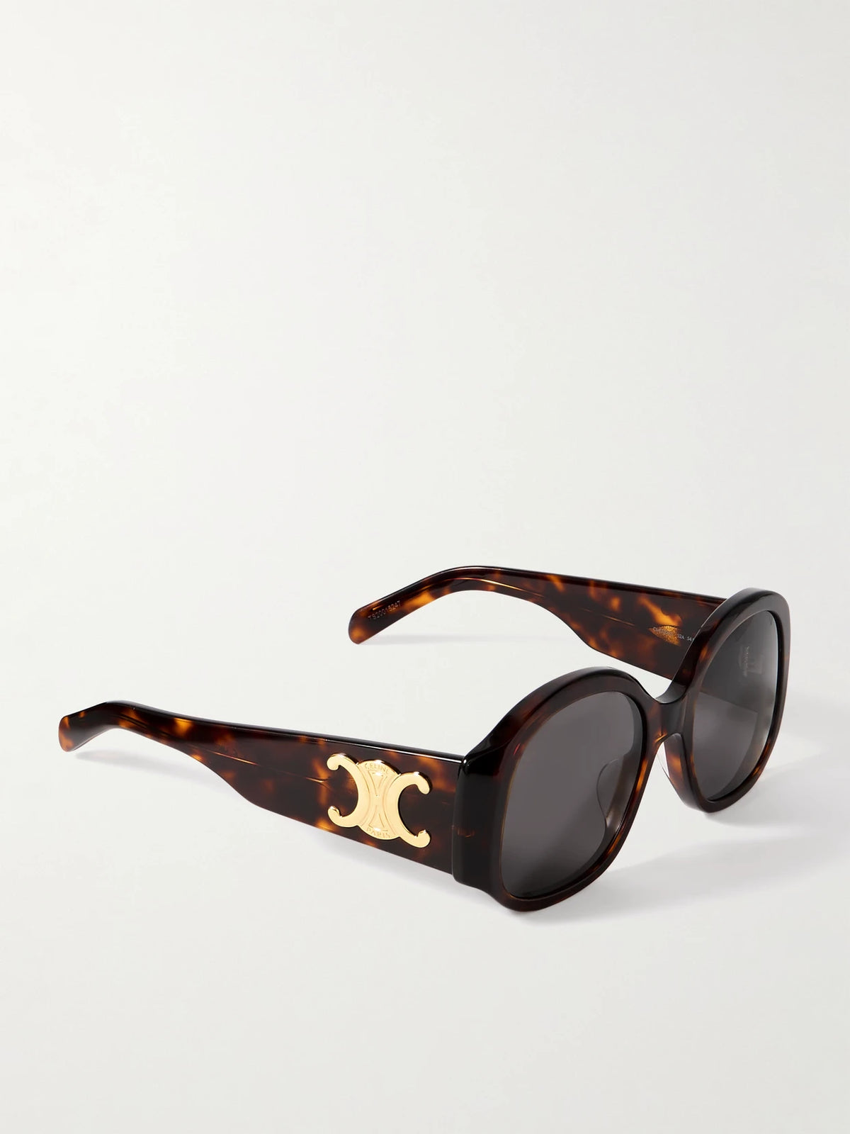 Maxi Triomphe Round-frame Tortoiseshell Acetate Sunglasses