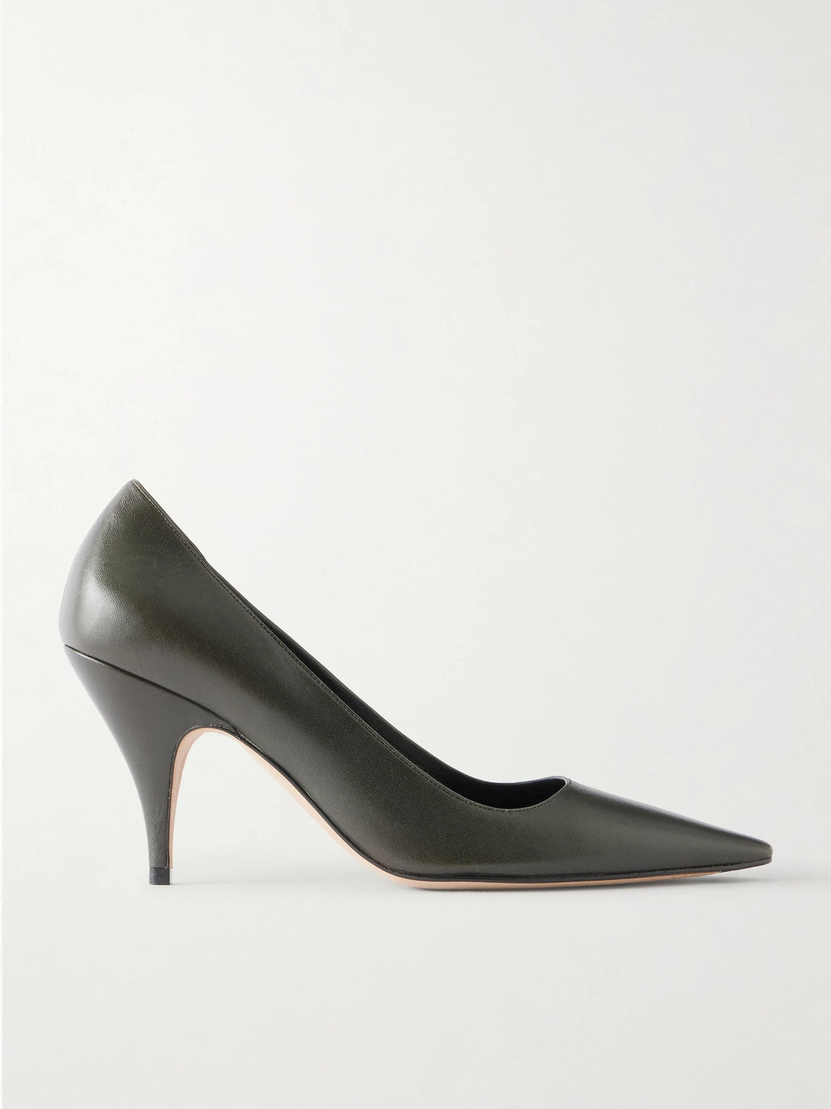 The Row Liisa Three Leather Pumps