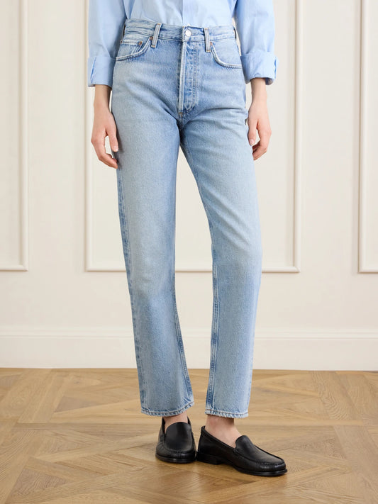 '90s Pinch Waist High-rise Straight-leg Jeans